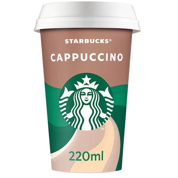 Starbucks Cappuccino Iced Coffee Carton Drinks 10 x 220ml